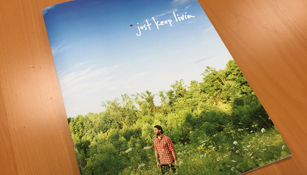 Just Keep Livin apparel brand book