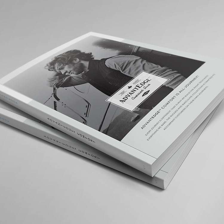 AdvantEdge Comfort brand book and labeling package