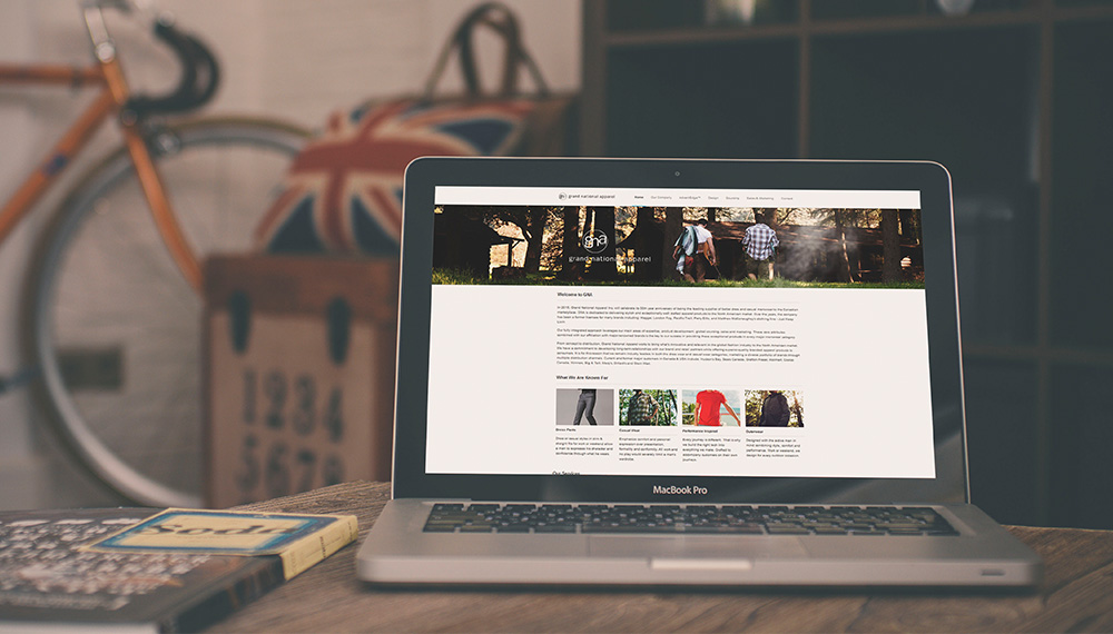 Community website design example