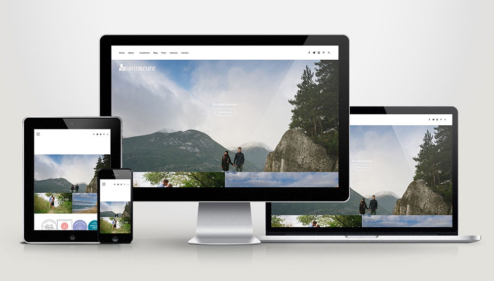 Outdoor photography content production example