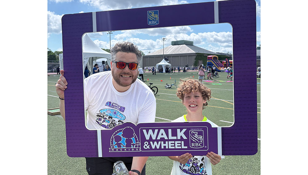 Hamilton Health Sciences Foundation Walk and Wheel campaign material
